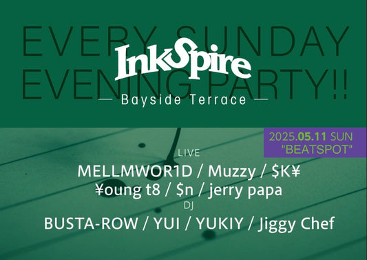 2024.5.11 (SUN) "BANK30 Bayside Terrace" にて『BEAT SPOT』を開催！！