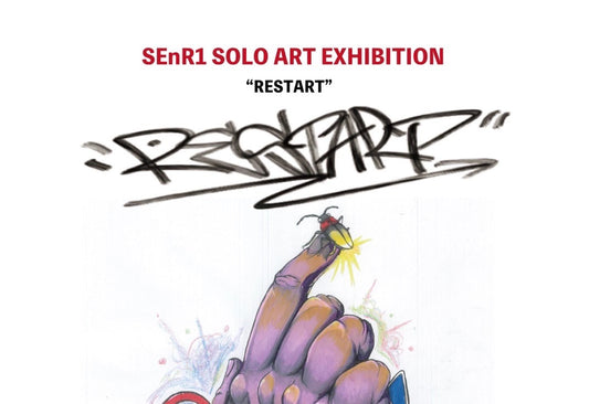4月13日から、SEnR1 SOLO ART EXHIBITION "RESTART"開催。